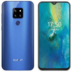 Cubot P30 Smartphone 6.3" Waterdrop Screen 2340x1080p 4GB+64GB Android 9.0 Pie Helio P23 AI Rear Triple Cameras Face ID 4000mAh