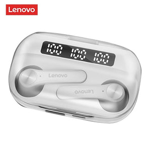 Lenovo QT81 Earphone Wireless Bluetooth 5.1 Headphones AI Control Gaming Headset Stereo Bass With Mic Noise Reduction