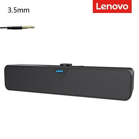 Image of Lenovo L102 TV Sound Bar Wired and Wireless Bluetooth Home Surround SoundBar for PC Theater TV Speaker