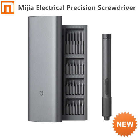 Image of 2021 Xiaomi Mijia Electrical Precision Screwdriver Kit 2 Gear Torque 400 Screw 1 Type-C Rechargeable Magnetic Aluminum Case Box