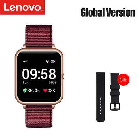 Image of Lenovo S2 Smart Watch 240x240 Fitness Tracker Calorie Pedometer Sleep Heart Rate Monitor Smartwatch Men Women Gift Band