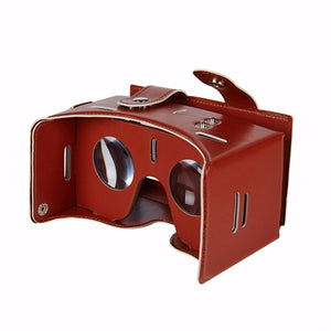 TOCHIC Leather 3D VR Glasses Virtual Reality Games Movies Device For 4.0-inch to 5.5-inch Smartphone - ExpoMegaStore