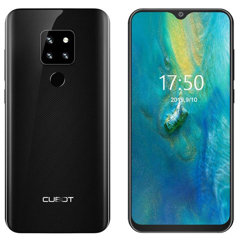 Image of Cubot P30 Smartphone 6.3" Waterdrop Screen 2340x1080p 4GB+64GB Android 9.0 Pie Helio P23 AI Rear Triple Cameras Face ID 4000mAh