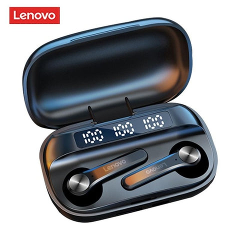 Image of Lenovo QT81 Earphone Wireless Bluetooth 5.1 Headphones AI Control Gaming Headset Stereo Bass With Mic Noise Reduction