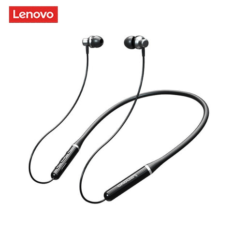 Lenovo Bluetooth Headphones Neckband True Wireless Earphones Stereo Sports Magnetic Headphones With Mic IPX5 Waterproof Headset