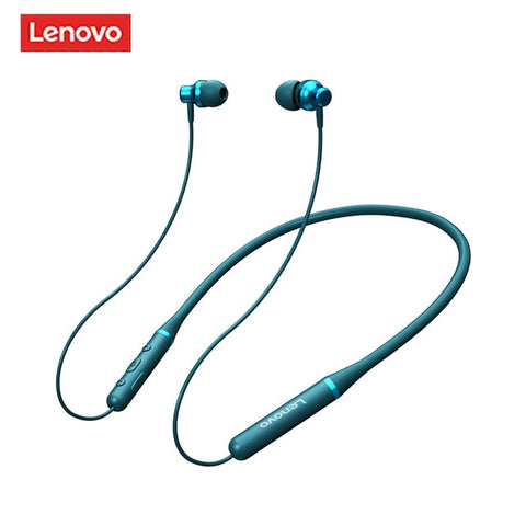 Image of Lenovo Bluetooth Headphones Neckband True Wireless Earphones Stereo Sports Magnetic Headphones With Mic IPX5 Waterproof Headset