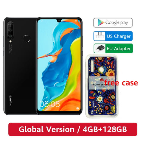 Image of In stock Global Version Huawei P30 Lite 4GB 128GB Smartphone 6.15 inch Kirin 710 Octa Core Mobile Phone  Android 9.0 CellPhone