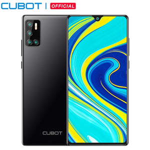 Cubot P40 Rear Quad Camera 20MP Selfie Smartphone NFC 4GB+128GB 6.2 Inch 4200mAh Android 10 Dual SIM Card mobile phone 4G LTE - ExpoMegaStore