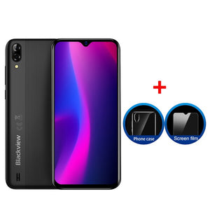 Original Blackview A60 Smartphone 16GB ROM Mobile Phone 6.1 inch Waterdrop Screen 4080mAh Battery 13MP Camera Android Cellphone