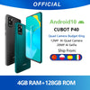 Cubot P40 Rear Quad Camera 20MP Selfie Smartphone NFC 4GB+128GB 6.2 Inch 4200mAh Android 10 Dual SIM Card mobile phone 4G LTE - ExpoMegaStore