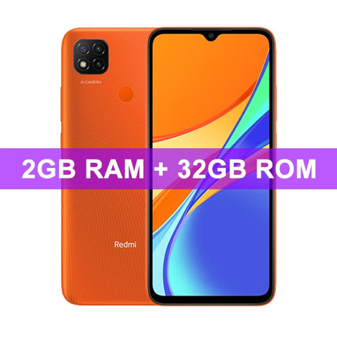 Image of Global Version Xiaomi Redmi 9C Mobile Phone 2GB RAM 32GB ROM MTK Helio G35 6.53" Waterdrop Display 5000mAh Battery Smart Phone - ExpoMegaStore