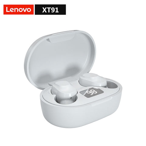 Image of New Lenovo XT91 TWS True Wireless Earphone Bluetooth 5.0 Earbuds With Mic Noise Reduction AI Control Gaming Headset Stereo Bass - ExpoMegaStore