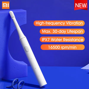 Orignal Xiaomi Mijia T100 Sonic Electric Toothbrush USB Rechargeable IPX7 Waterproof Ultrasonic Automatic Adult Toothbrush - ExpoMegaStore