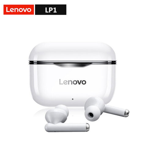 Image of NEW Original Lenovo LP1 TWS Wireless Earphone Bluetooth 5.0 Dual Stereo Noise Reduction Bass Touch Control Long Standby 300mAH - ExpoMegaStore