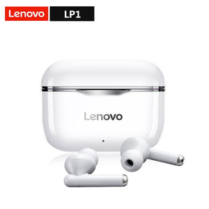 NEW Original Lenovo LP1 TWS Wireless Earphone Bluetooth 5.0 Dual Stereo Noise Reduction Bass Touch Control Long Standby 300mAH - ExpoMegaStore