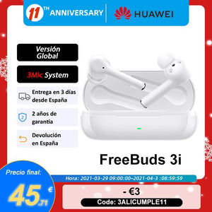 Global Version HUAWEI FreeBuds 3i 3 i TWS Wireless Bluetooth Earphone Ultimate Noise Cancellation 3-mic System Earphones