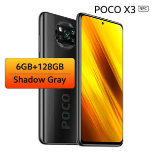 Global Version POCO X3 NFC Smartphone 6GB 64GB 128GB Snapdragon 732G 6.67'' Dotdisplay 64MP Quad Camera 5160mAh Battery 33W FC - ExpoMegaStore